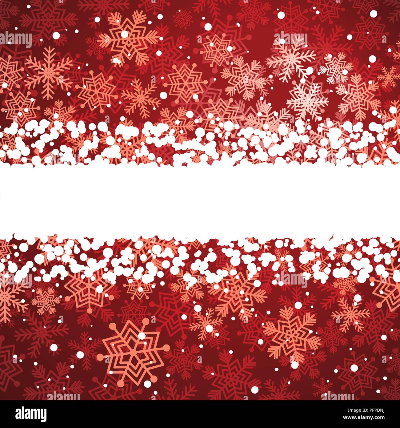 Christmas background with beautiful snowflakes Stock Vector Image & Art ...