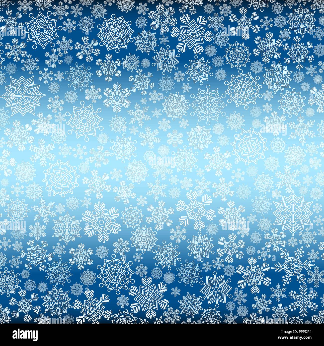 Christmas background with beautiful snowflakes Stock Vector Image & Art ...