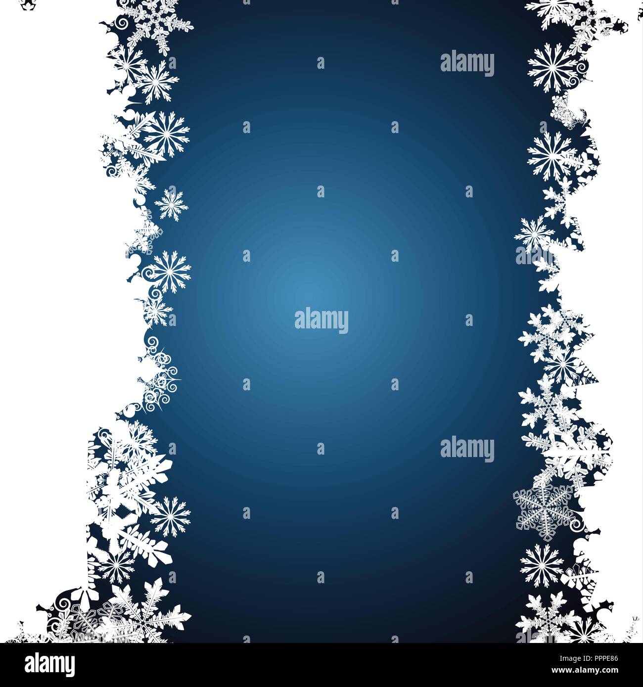 Christmas border, snowflake design background Stock Vector Image & Art - Alamy