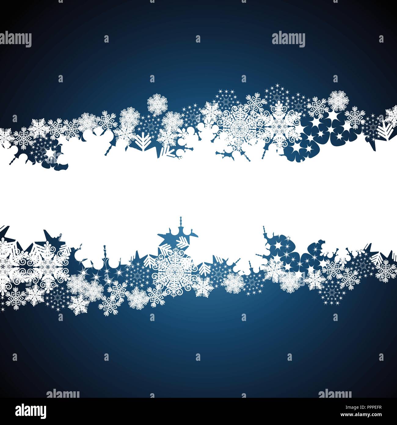 Christmas border, snowflake design background Stock Vector Image & Art - Alamy