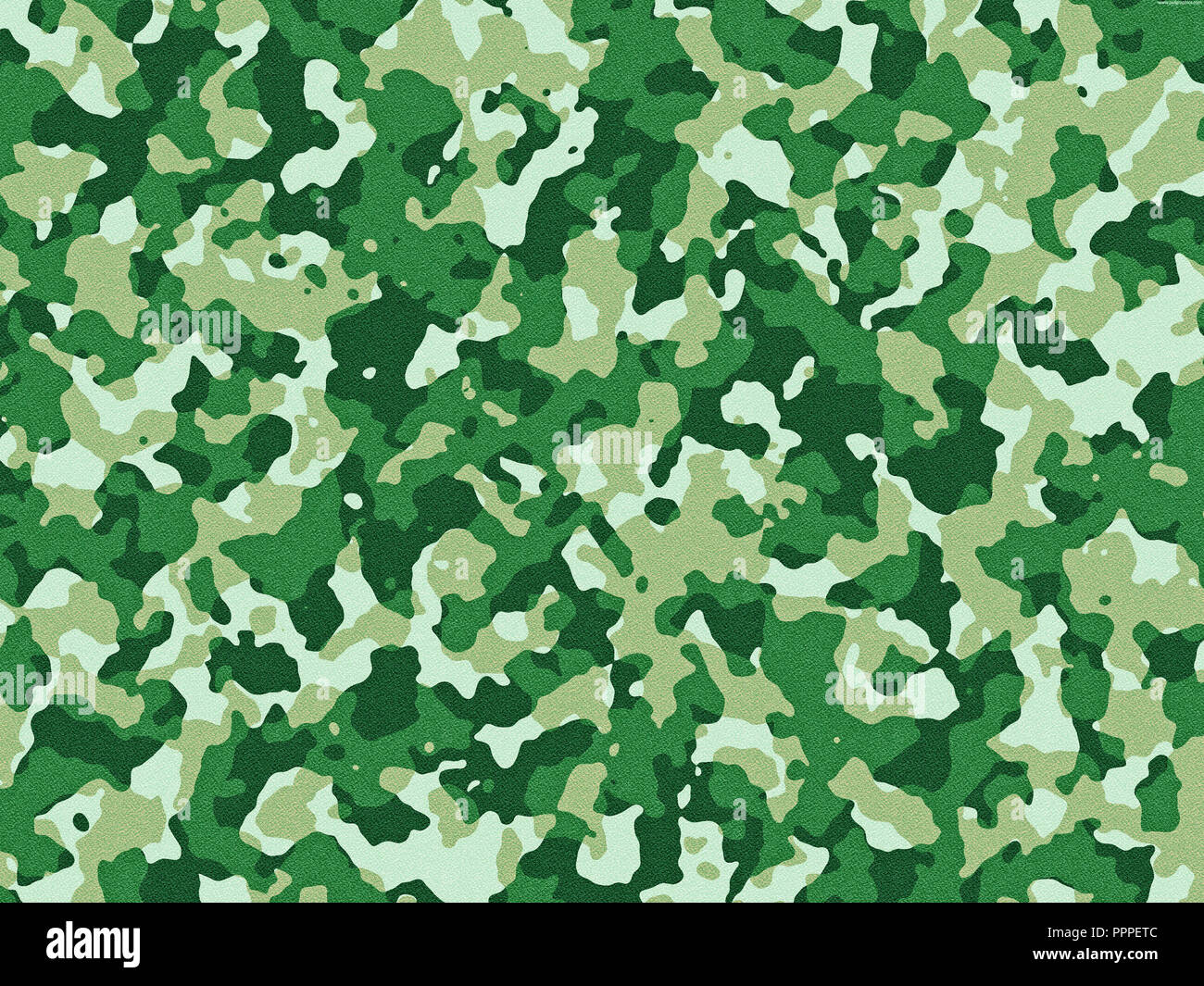 Textured green camouflage pattern background Stock Photo