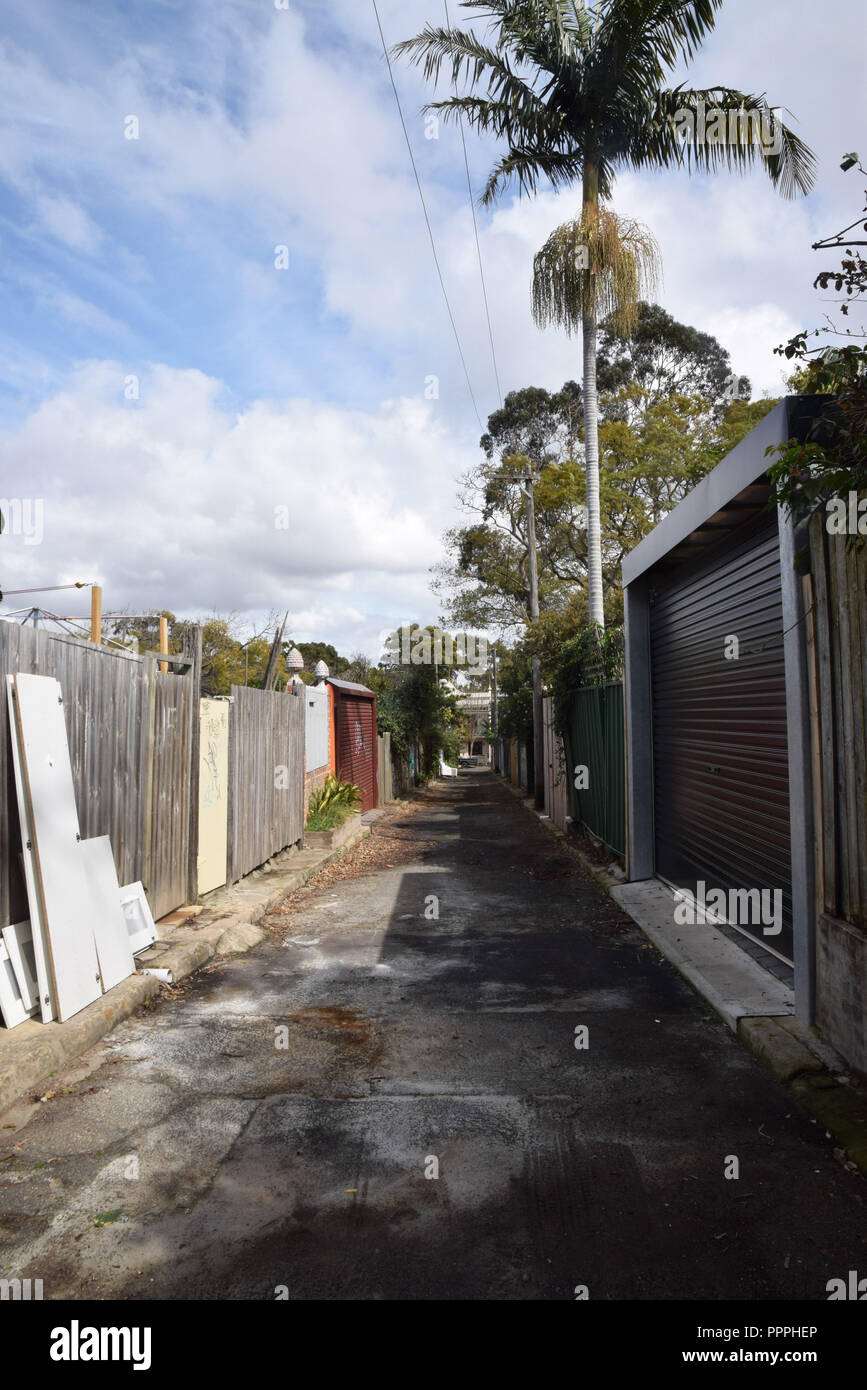 Back Alley, Newton, Sydney, NSW, Australia Stock Photo Alamy