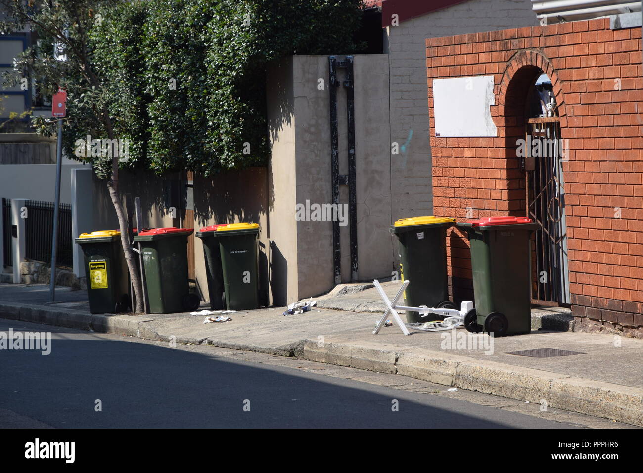 Wheelie bins hi-res stock photography and images - Alamy