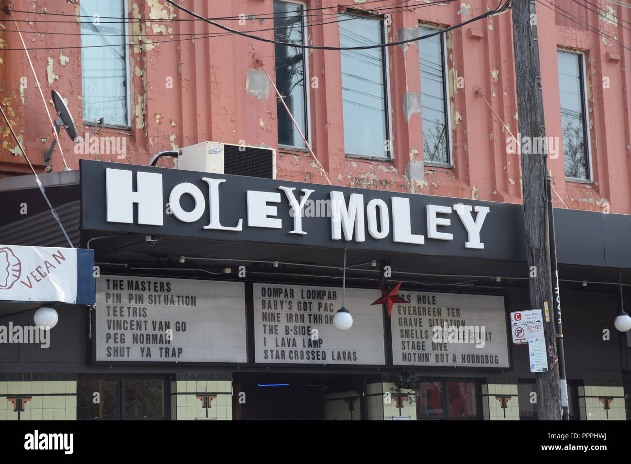Holey Moley, club, bar, venue, mini golf, newtown, sydney Stock Photo