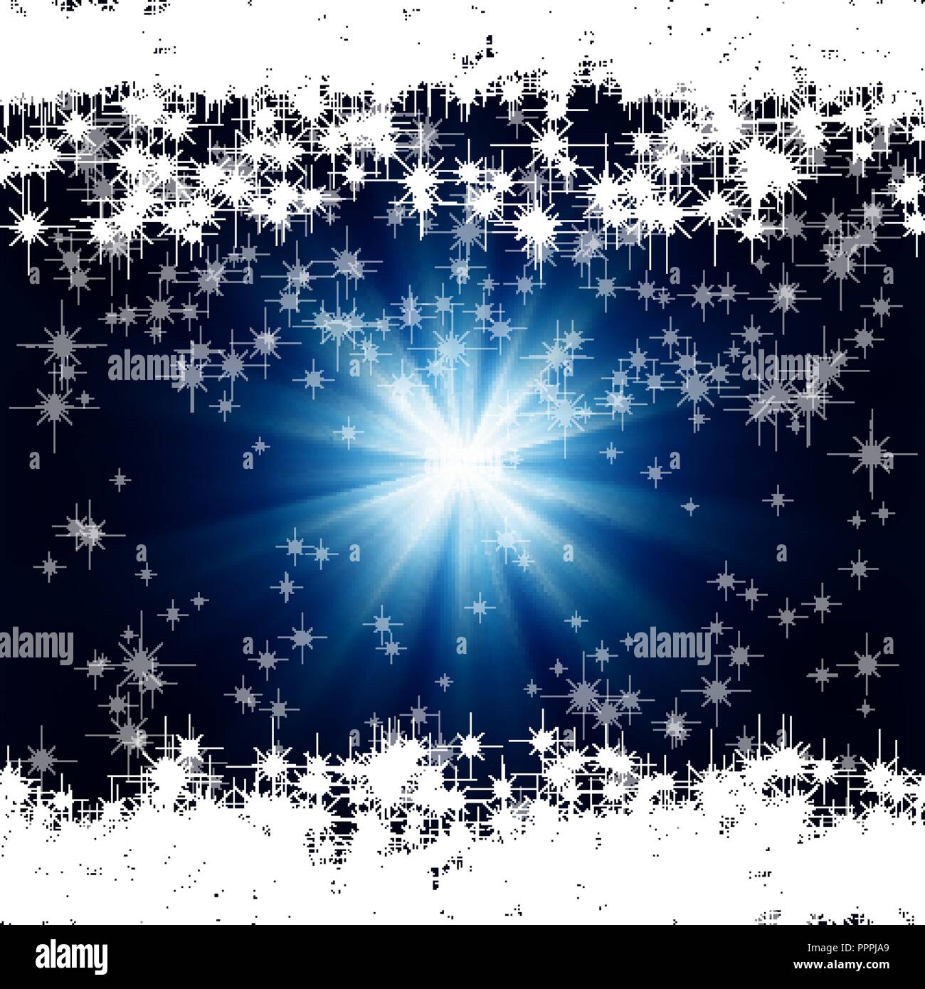 Abstract blue background. Vector Illustration Stock Vector