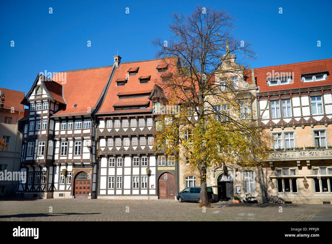 Huneborstelsches Haus, von Veltheimsches Haus, Burgplatz, Braunschweig, Niedersachsen, Deutschland Stock Photo