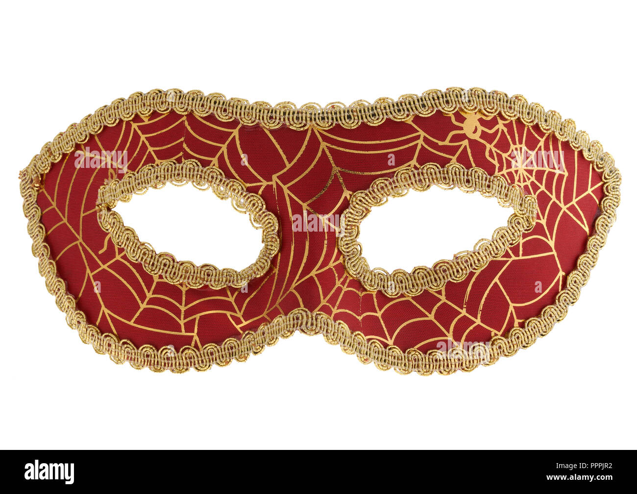 Masquerade mask on white background Stock Photo