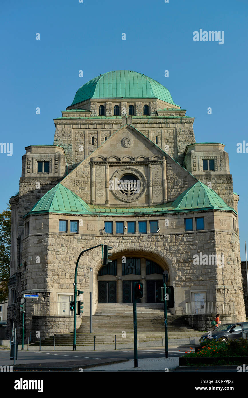 Alte Synagoge, Edmund-Koerner-Platz, Essen, Nordrhein-Westfalen, Deutschland, Edmund-Körner-Platz Stock Photo