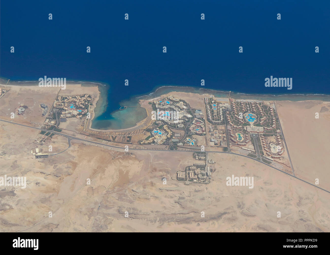 Ferienanlage, Hurghada, Aegypten Stock Photo