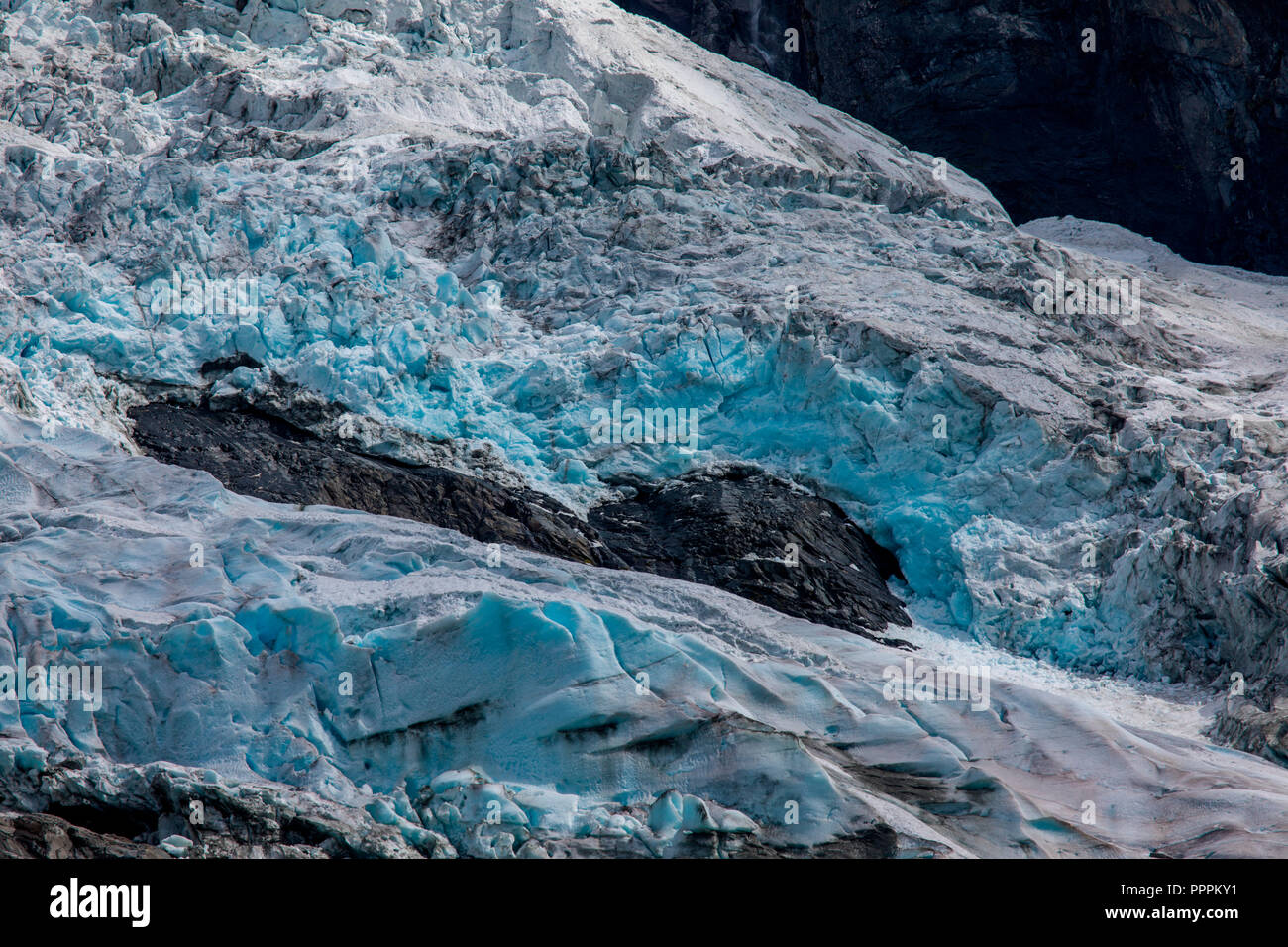 Glacier, Boyabreen, Sogn og Fjordane, Norway Stock Photo