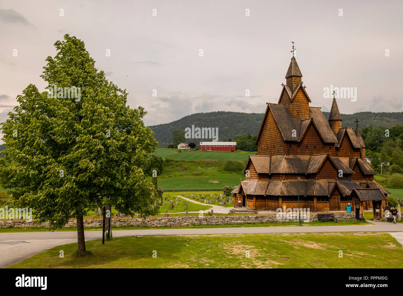 Stavkirke Heddal, Heddal, Telemark, Norway Stock Photo - Alamy