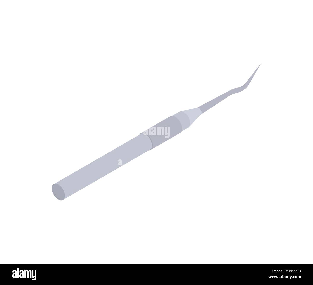 Dental Probe isolated. Dentist treatment. Dentistry Vector illustration
