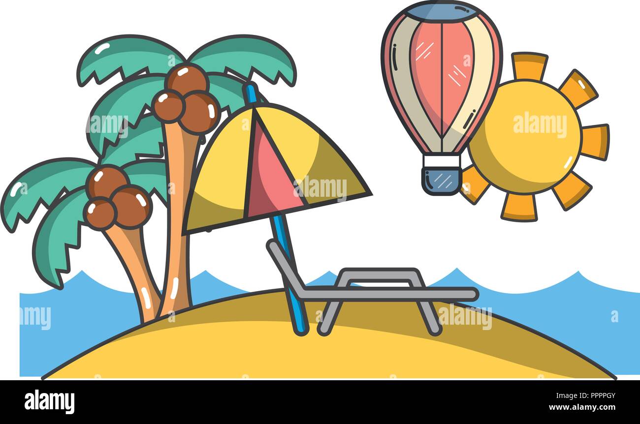 Beach and summer Stock Vector Image & Art - Alamy