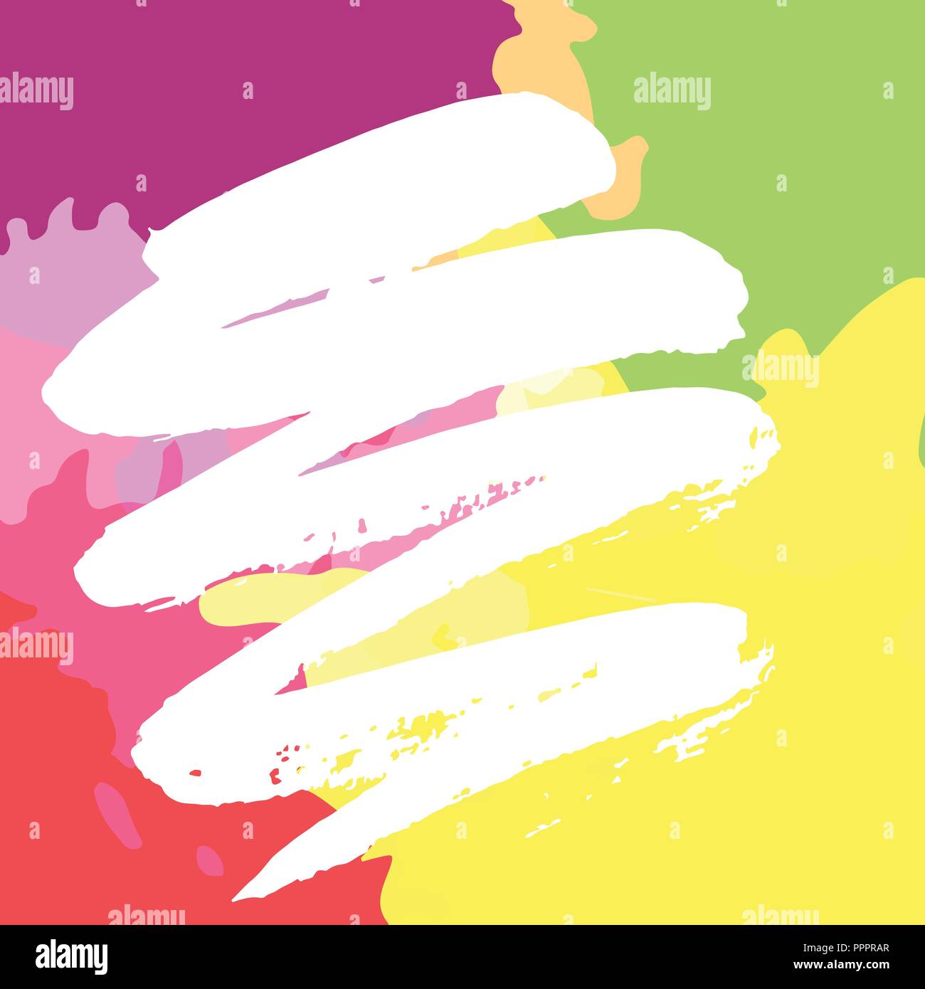 Vector illustration. Background of colored multicolored spots Stock Vector