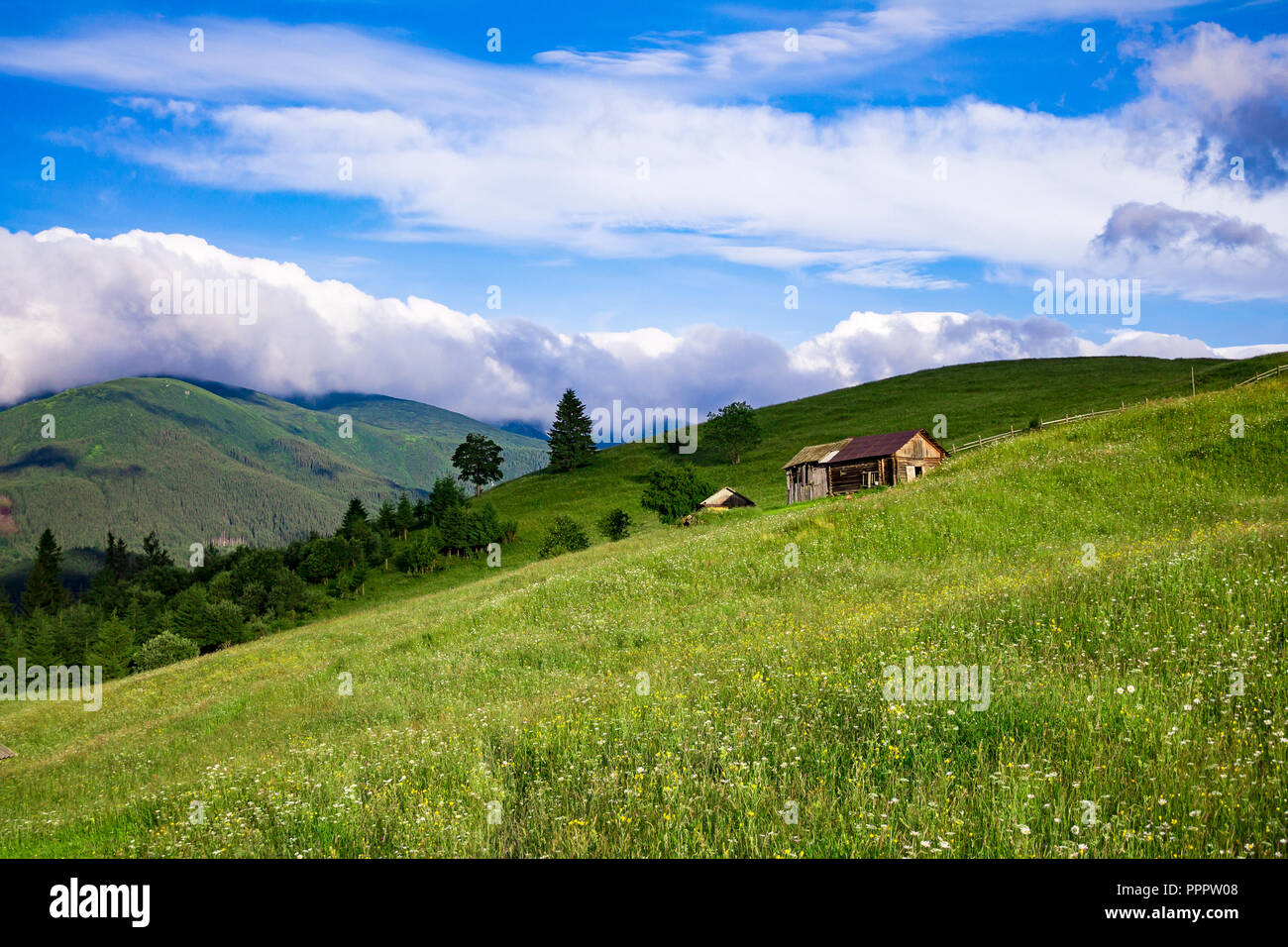 Beautiful summer mountain landscape hi-res stock photography and images ...