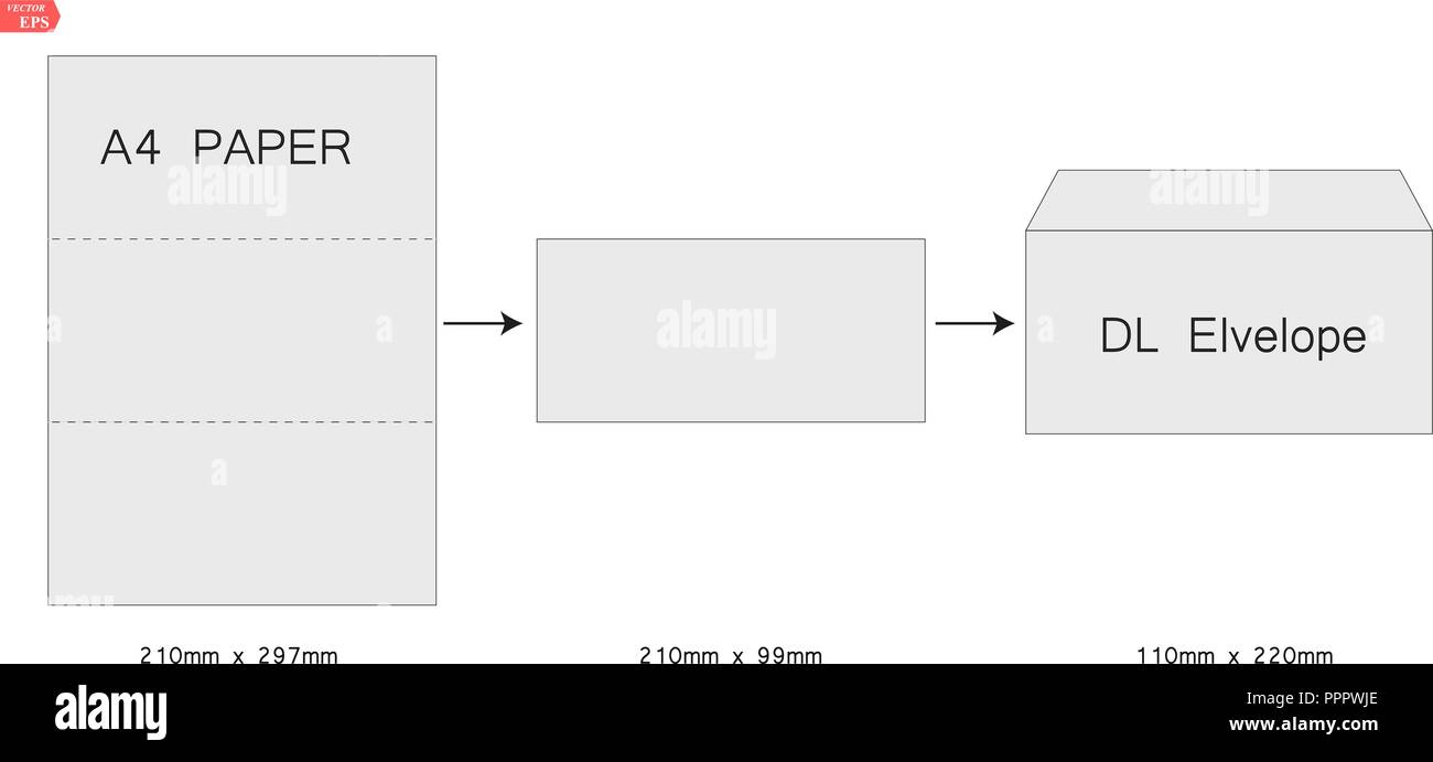 Envelope C3 blank white mockup. open envelope. The envelope C3 size