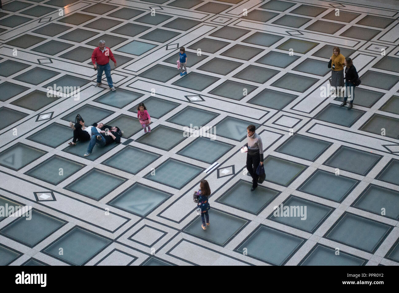 event space in the Brooklyn Museum of Art NYC Stock Photo Alamy