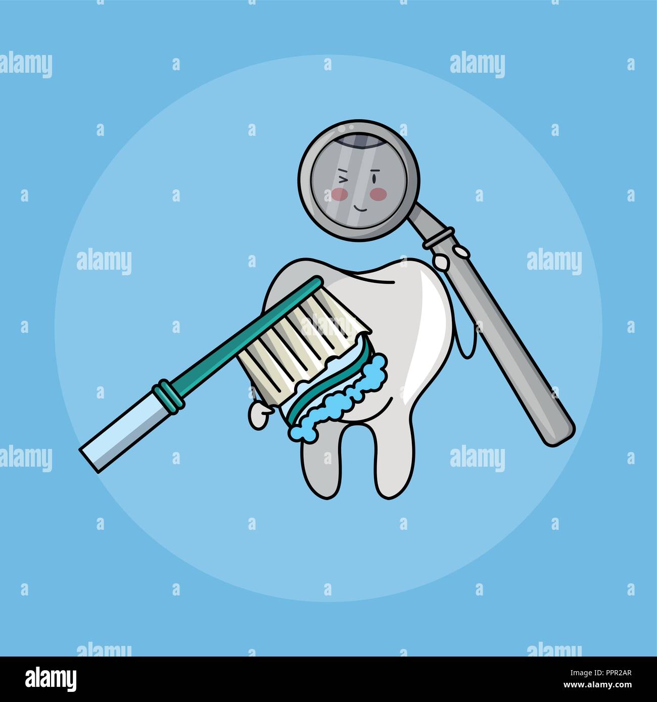 Dental care cartoons Stock Vector Image & Art Alamy