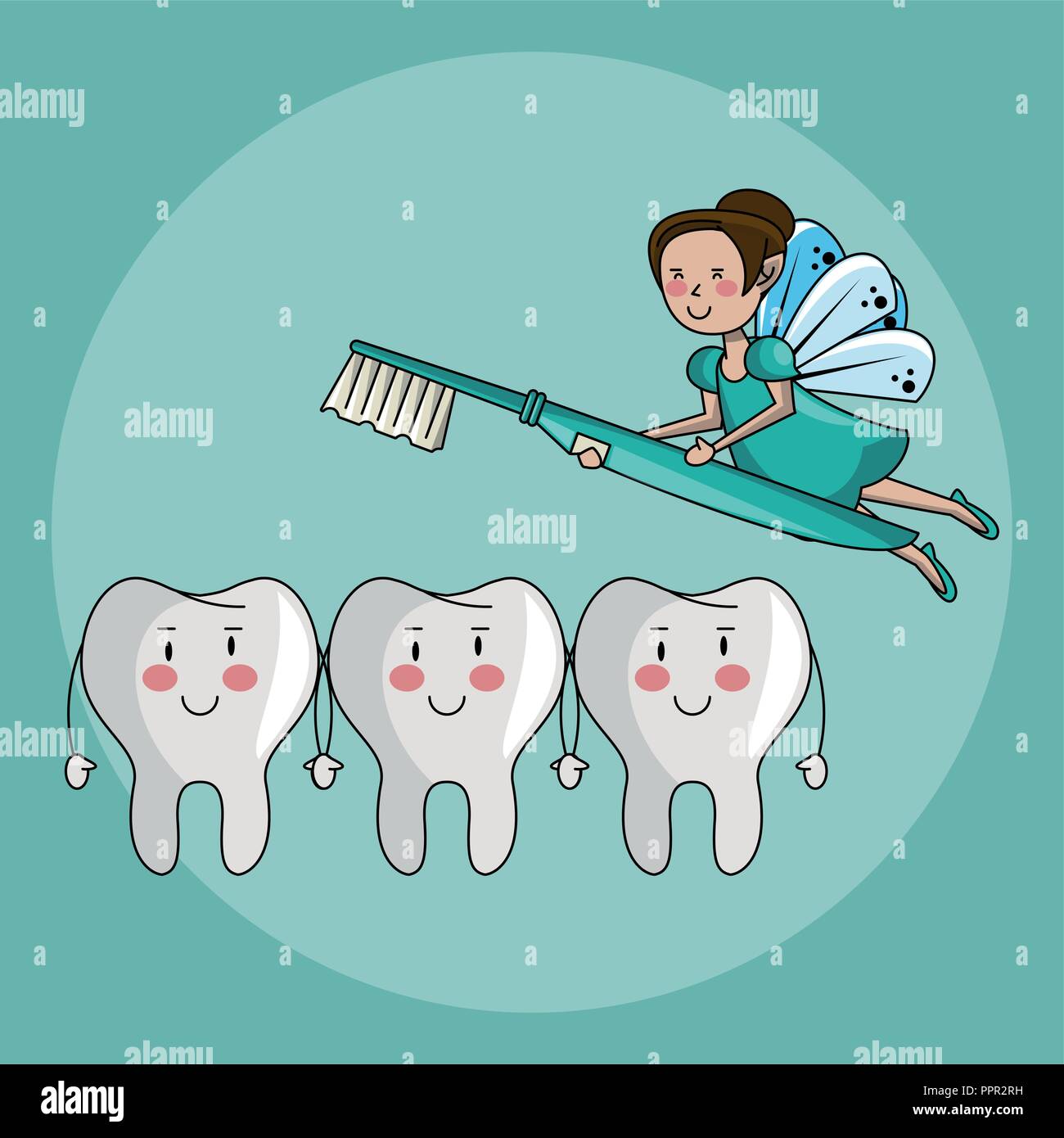 Tooth fairy and dental care Stock Vector Image & Art Alamy