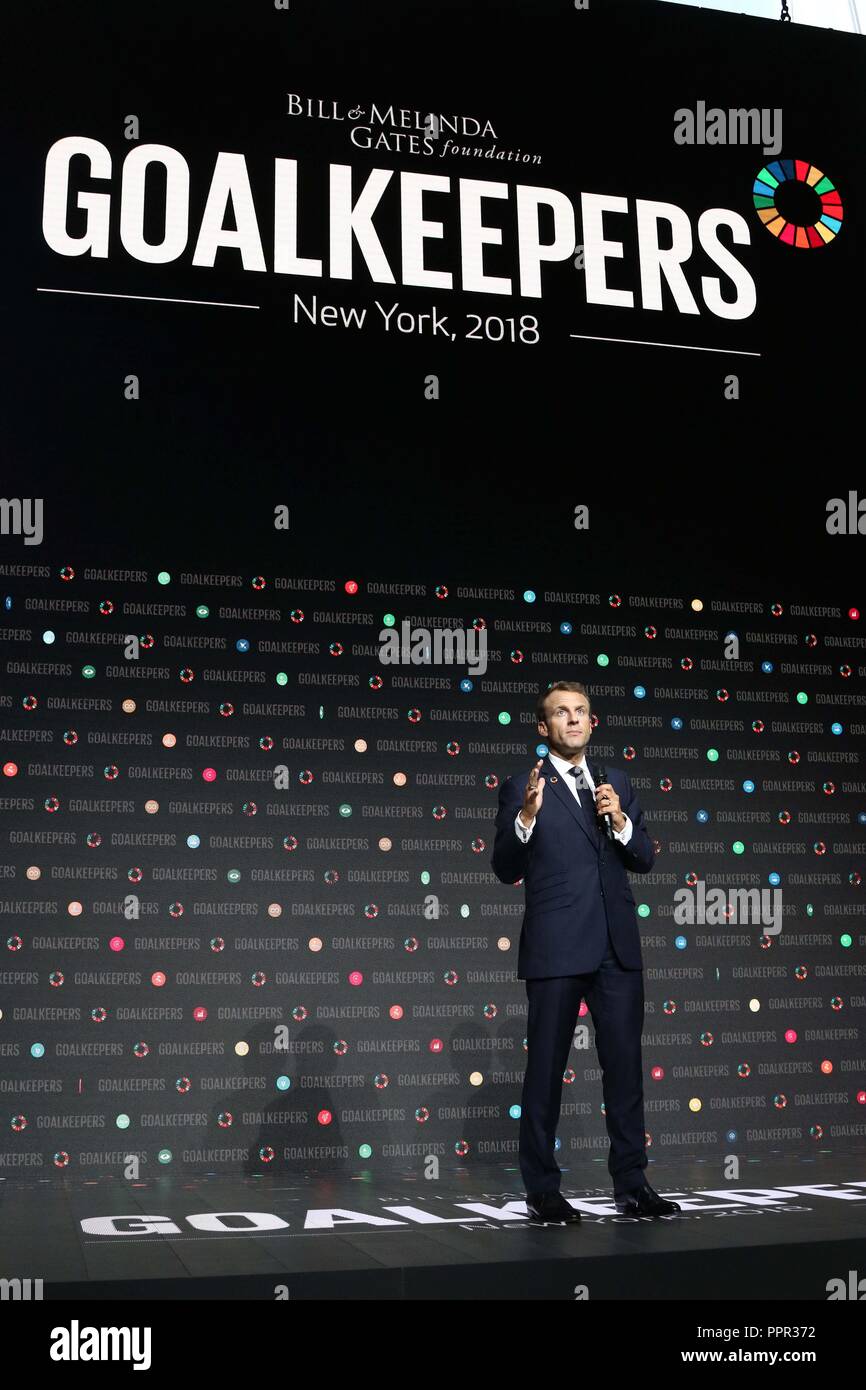 Melinda gates foundations goalkeepers event jazz lincoln center hires