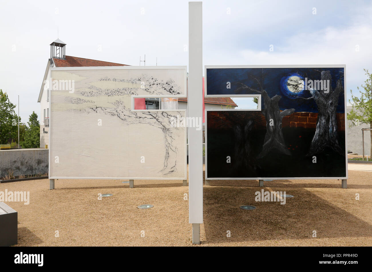 Sieger Koder Center and Biblegarden in Rosenberg, Germany Stock Photo