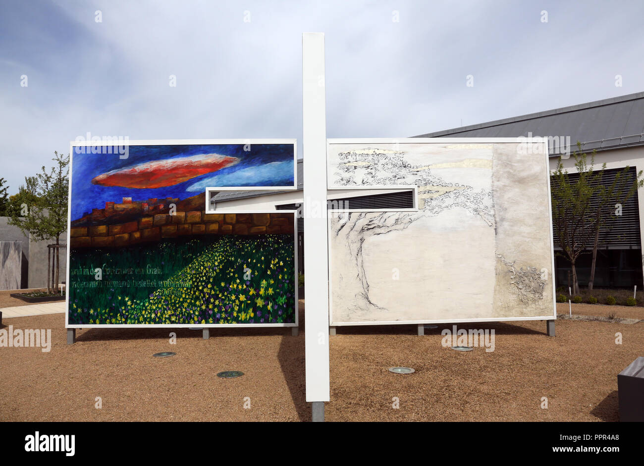 Sieger Koder Center and Biblegarden in Rosenberg, Germany Stock Photo