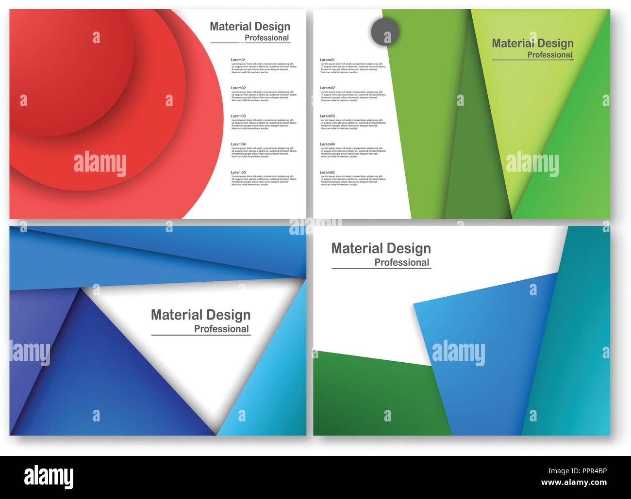 Abstract modern material design in paper cut stype with text space ...