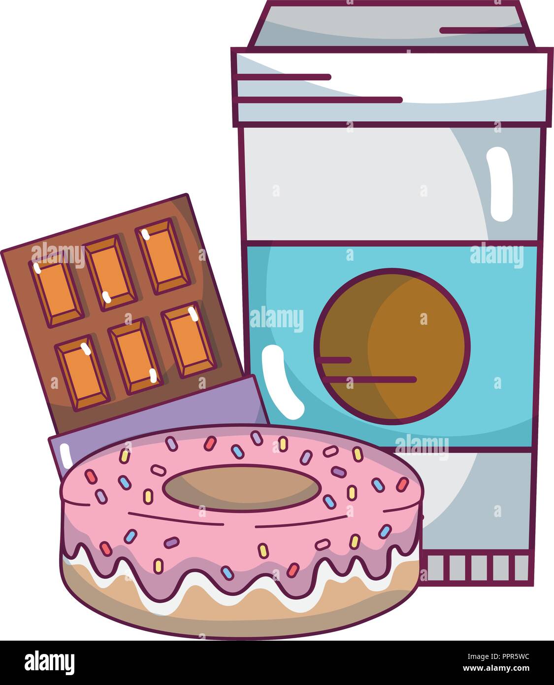 Donut sweet food Stock Vector Image & Art - Alamy