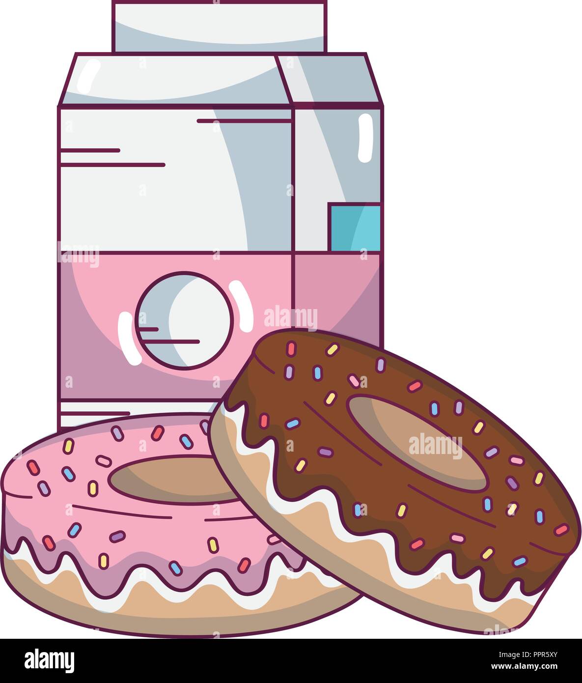 Donut sweet food Stock Vector Image & Art - Alamy