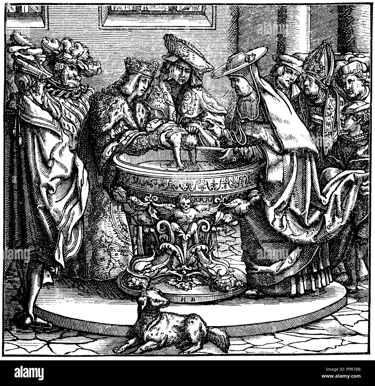 Historical baptism Black and White Stock Photos &amp; Images - Page 2 