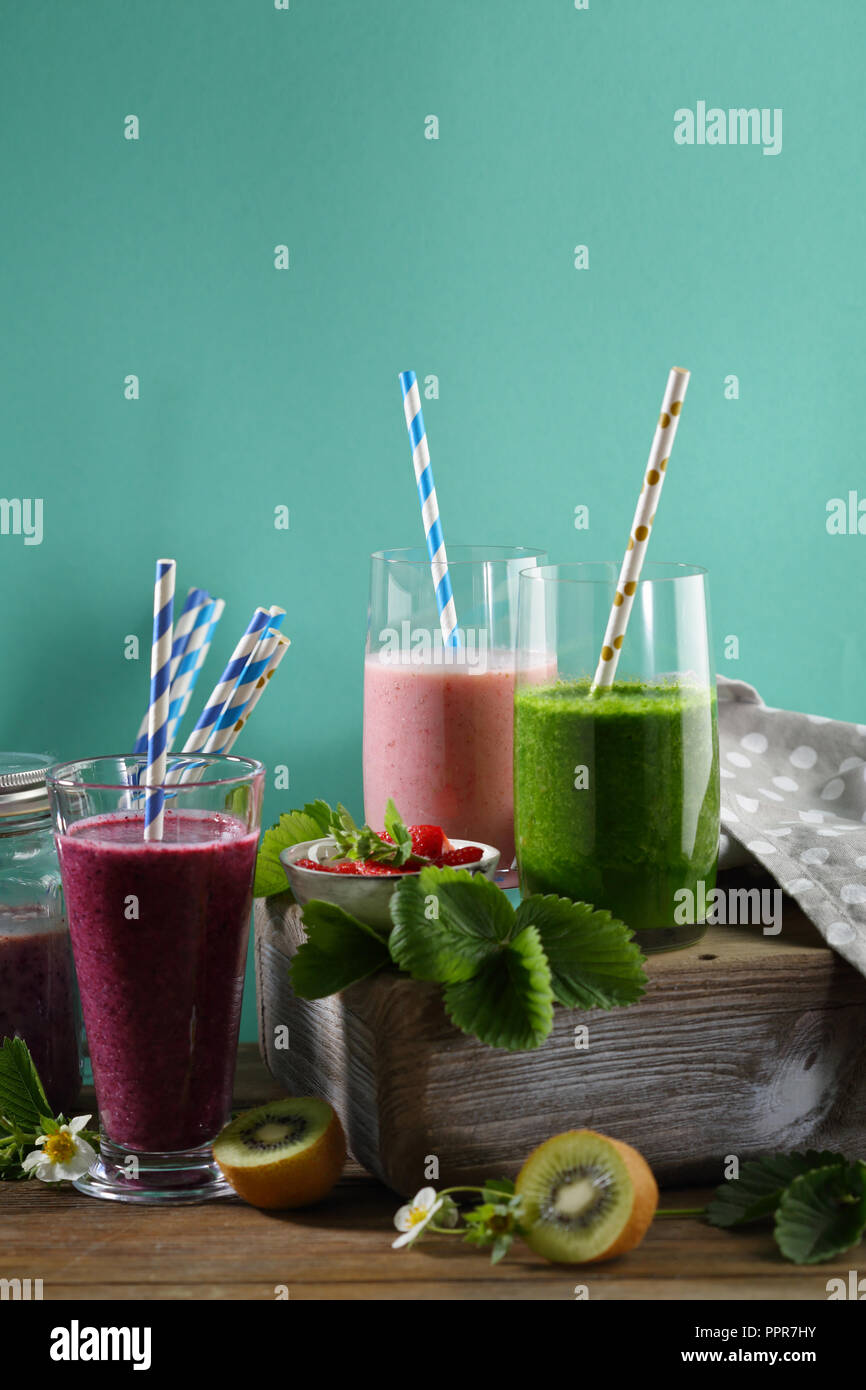 Healthy Summer Beverages Stock Photo Alamy