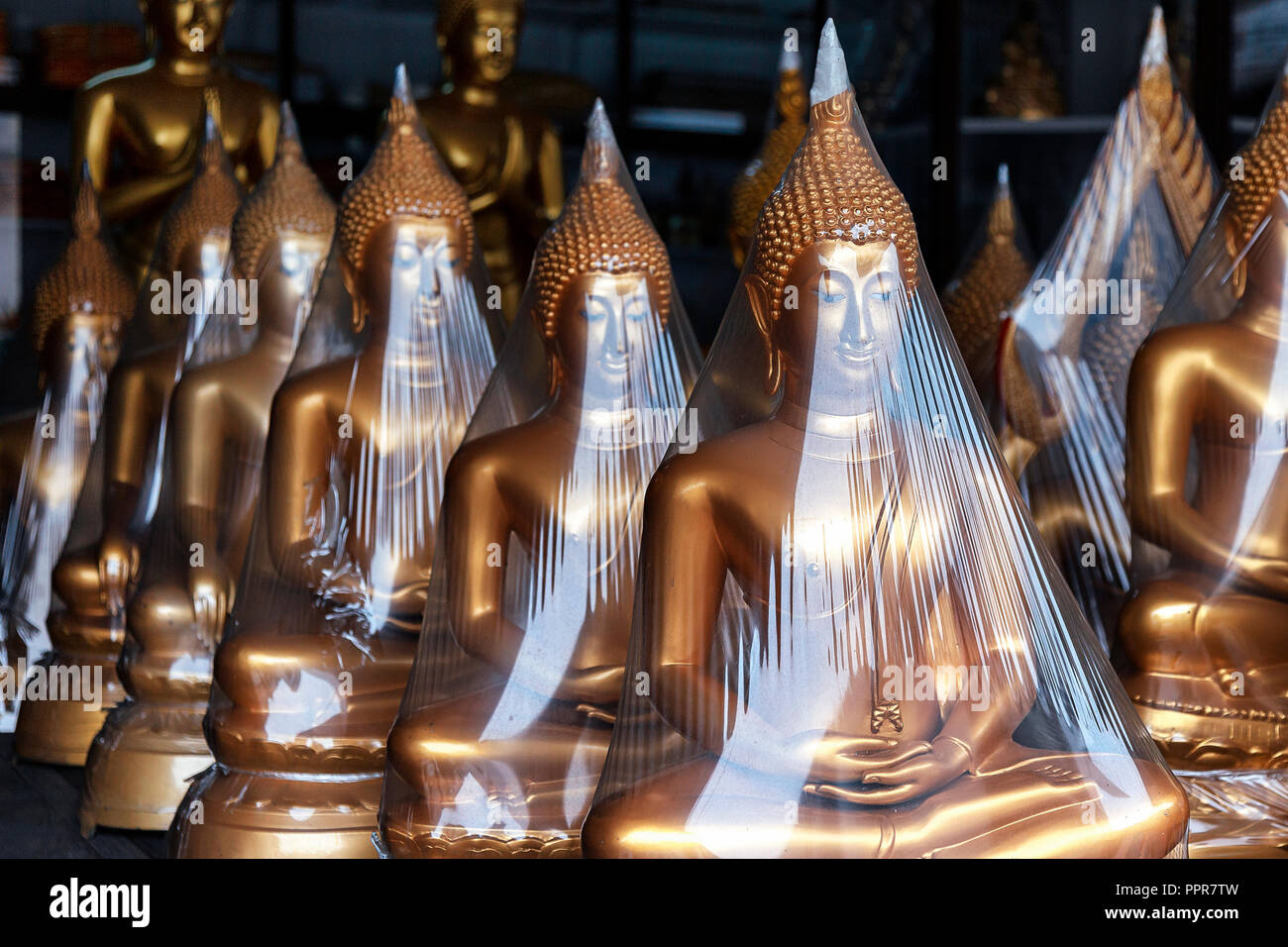 Buddha statues in Bangkok, Thailand Stock Photo