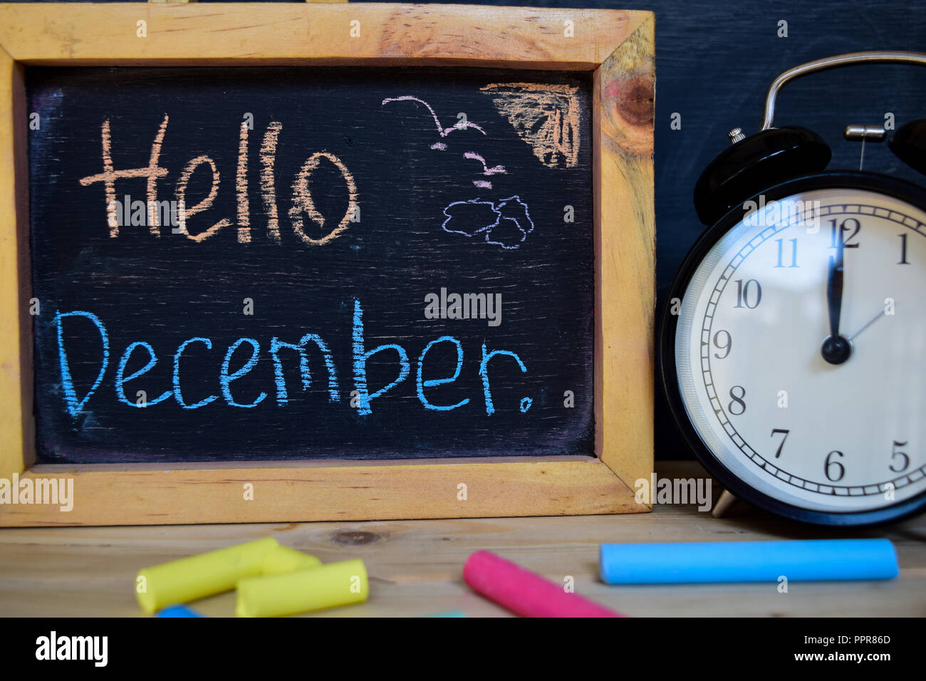 Hello december hi-res stock photography and images - Alamy