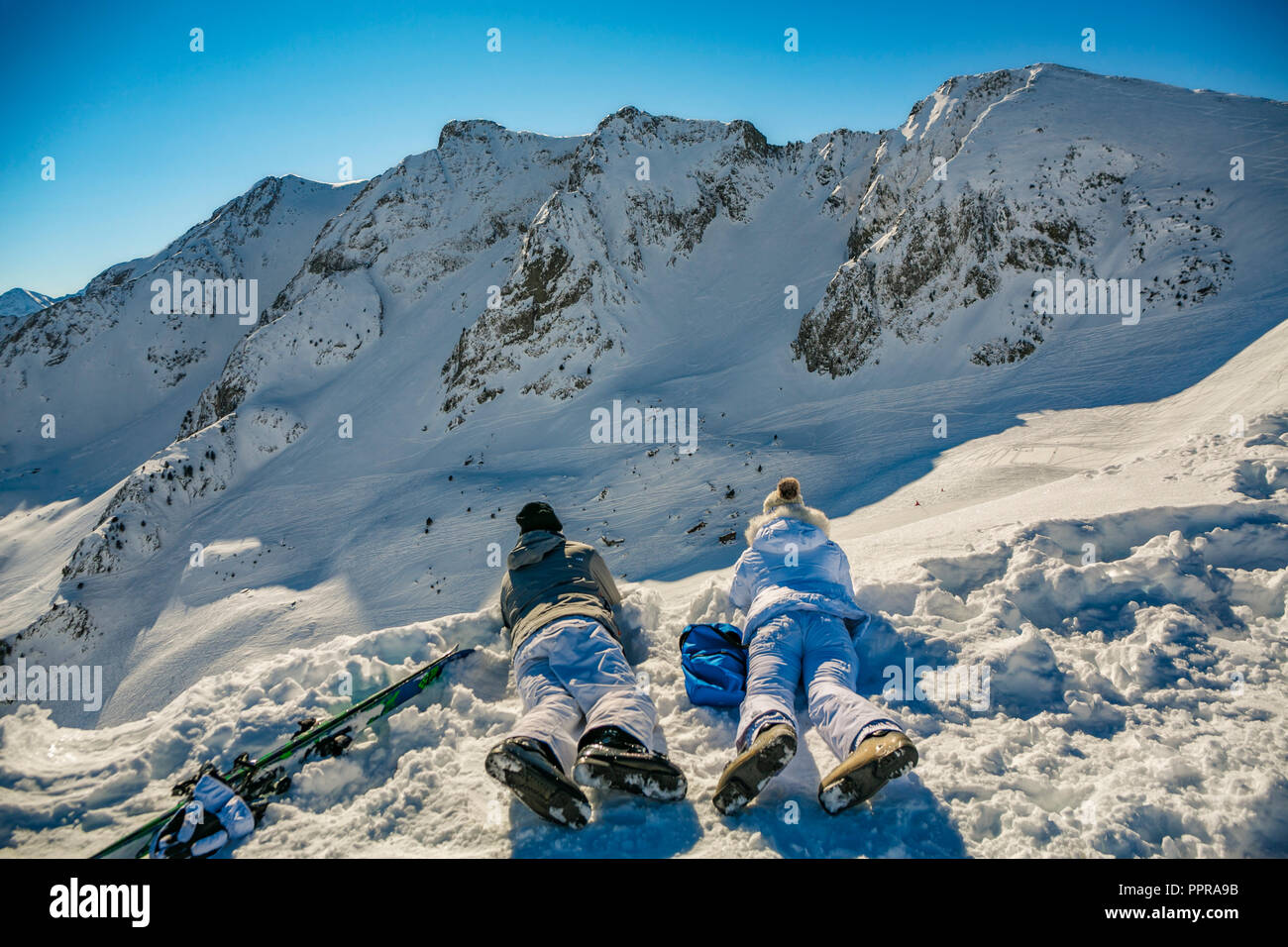 Pla d' Adet ski resort. Saint Lary Soulan. Hautes Pyrenees. France Stock  Photo - Alamy