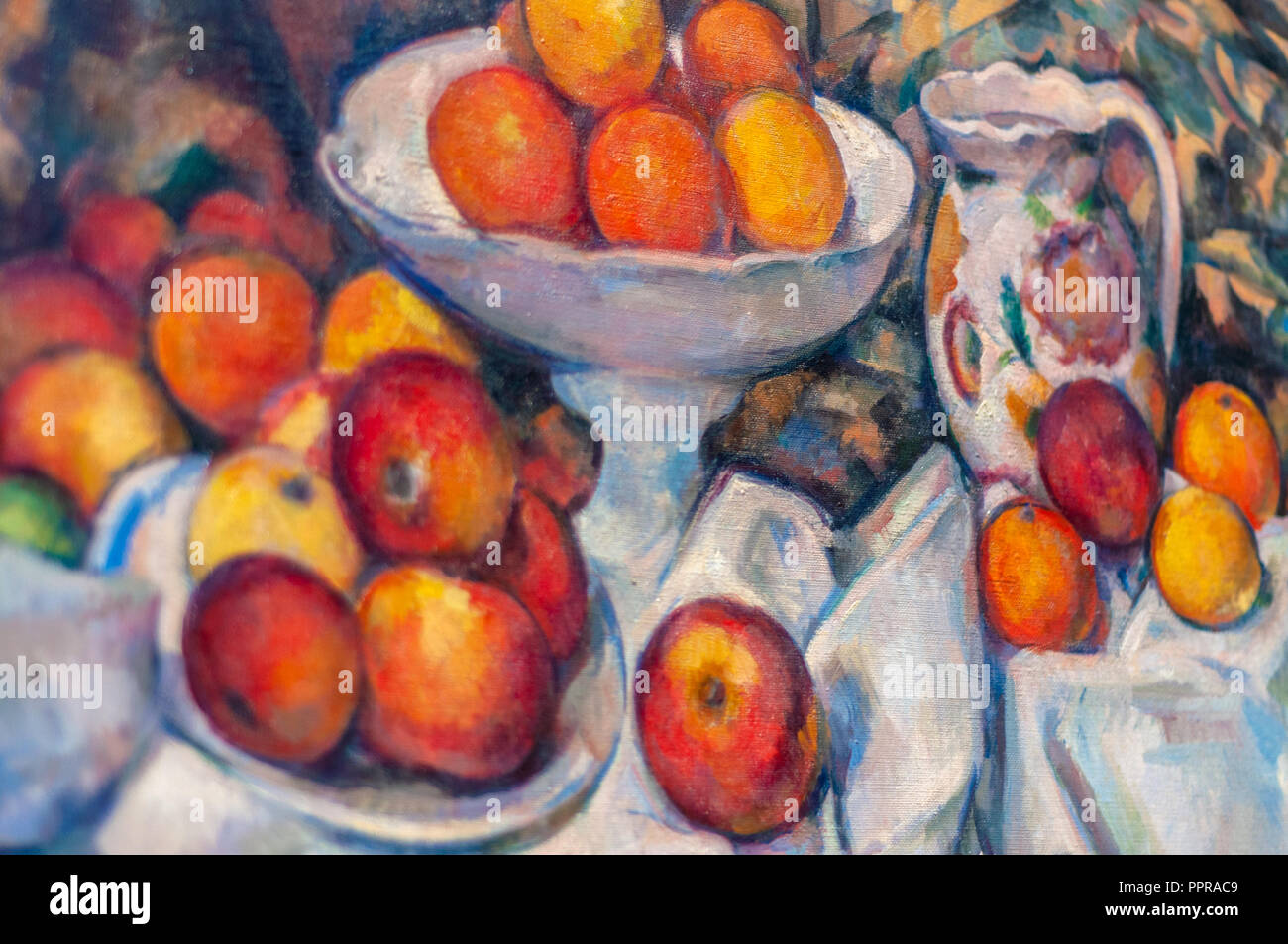 Still life paul cezanne apples oranges hi-res stock photography and ...