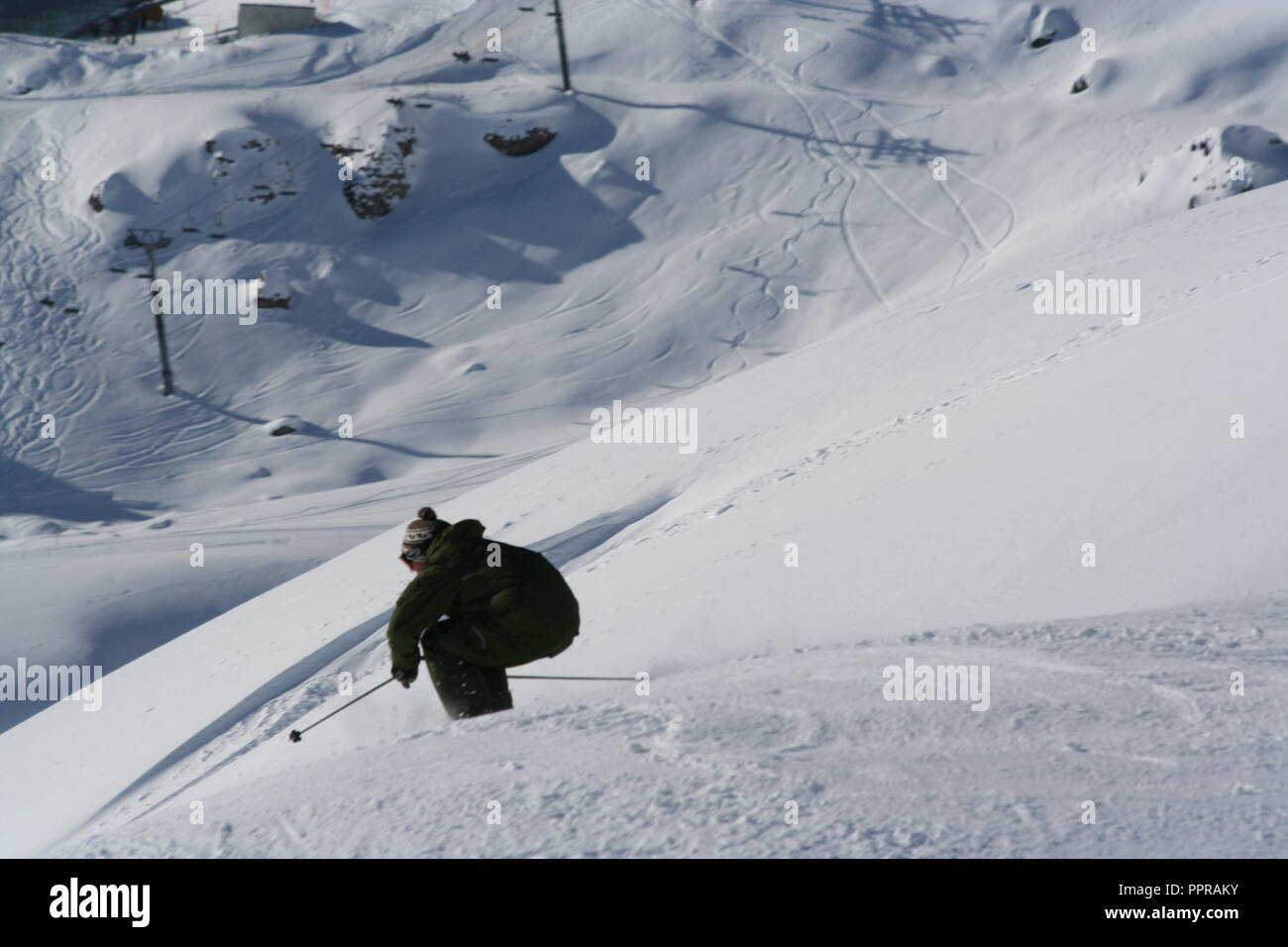 Ski - snow park Stock Photo