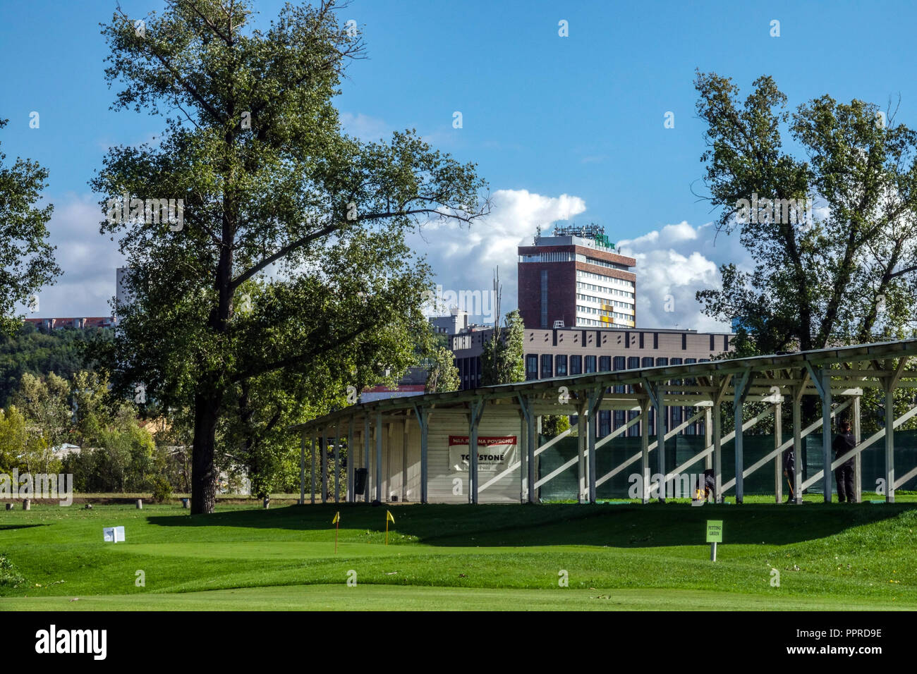 Golf Club, Karlin Prague, Czech Republic Stock Photo - Alamy