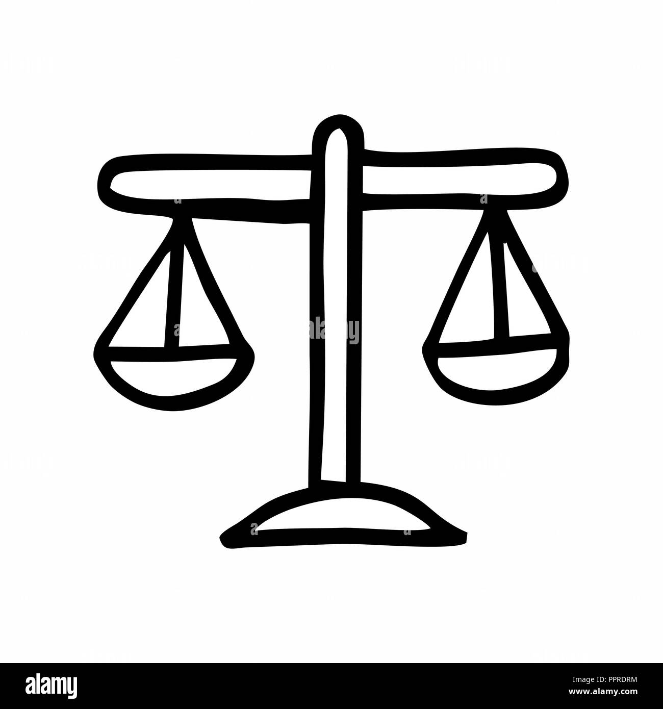 Scale of justice cartoon hires stock photography and images Alamy