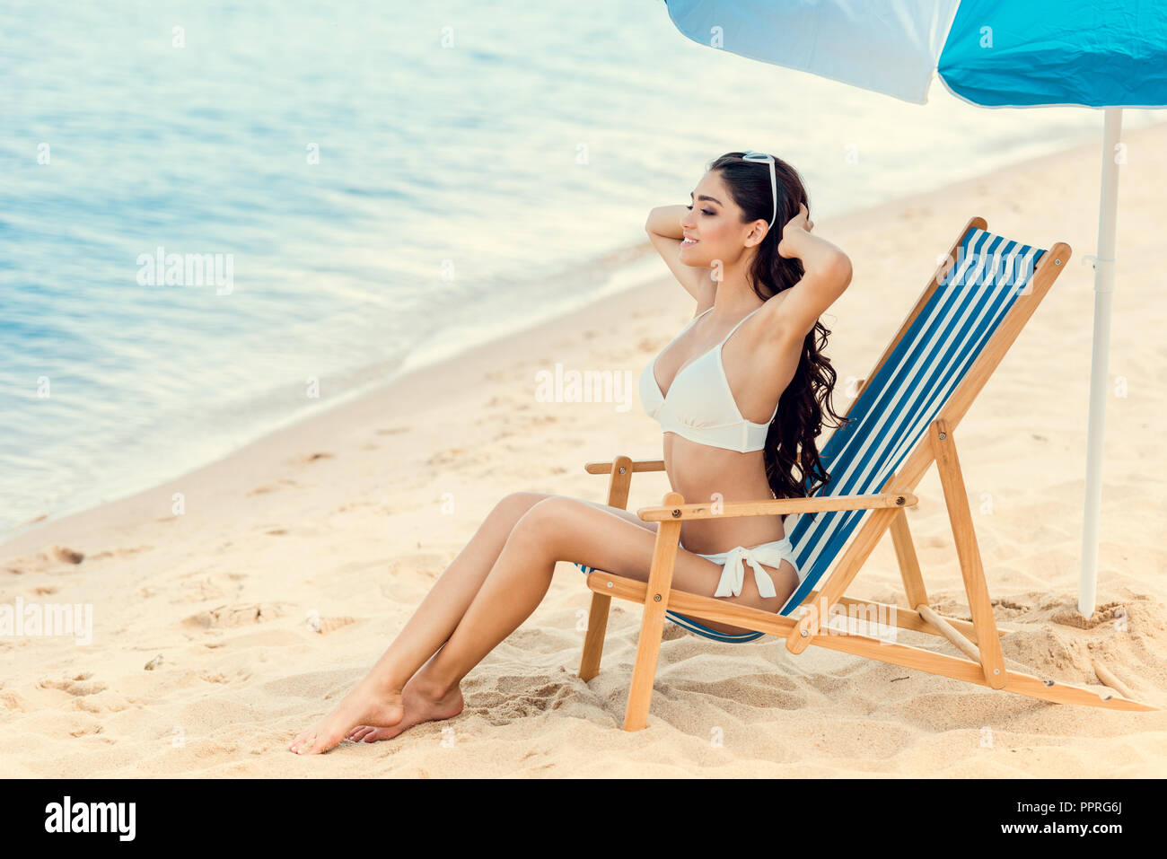 Attractive Beach Chair With Umbrella Attractive Beach Chair With Umbrella