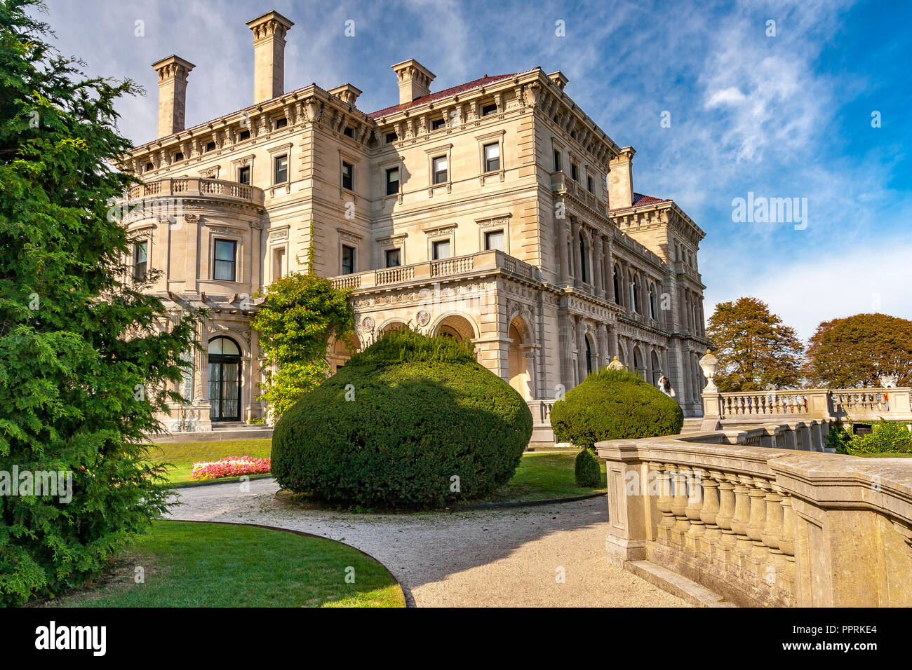 The Breakers Mansion one of the magnificent Newport Rhode Island
