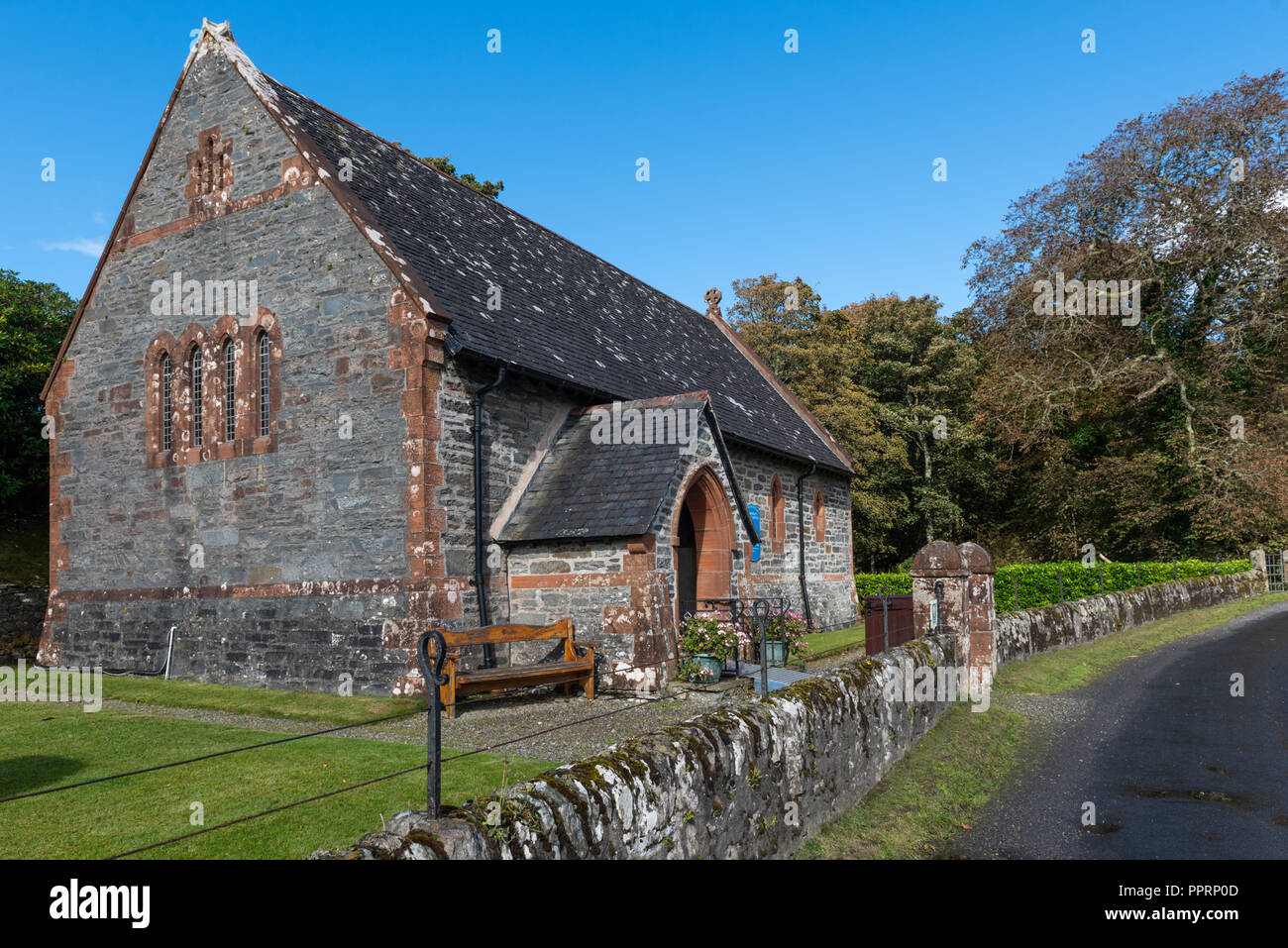 St.Brendan's Church Skipness Argyll Scotland Stock Photo