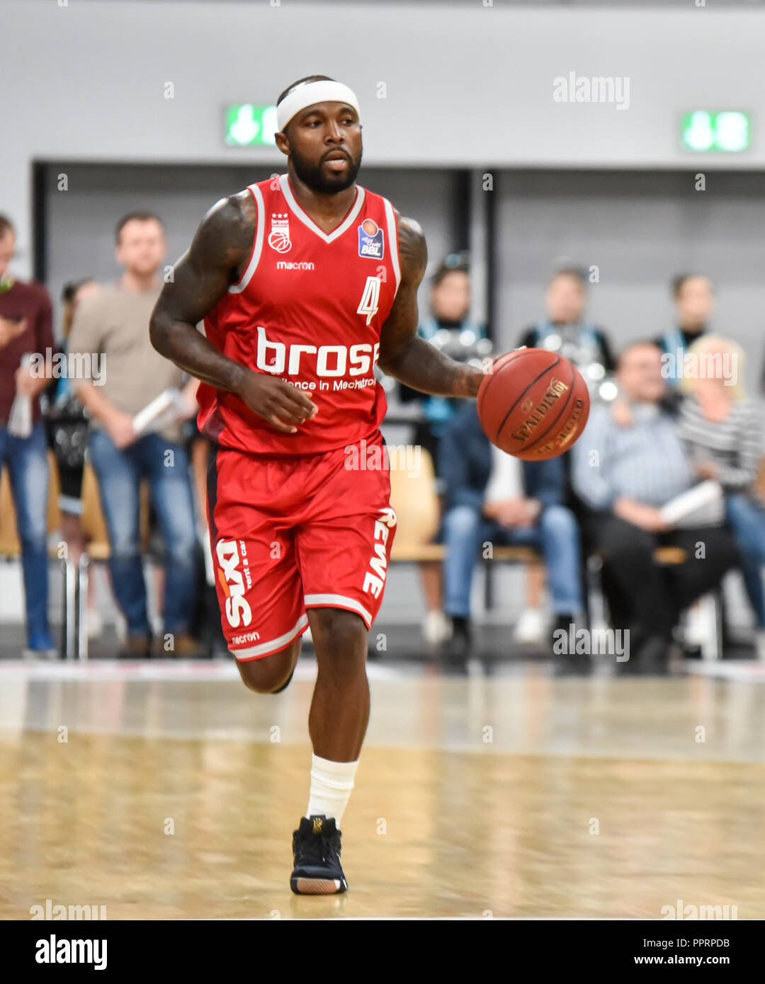 Germany, Bamberg, Brose Arena - 24 Sept 2018 - Basketball, 1.Bundesliga,  Test Spiel - Brose Bamberg vs. Anwil Włocławek - Image: Tyrese Rice (Brose  Ba Stock Photo - Alamy