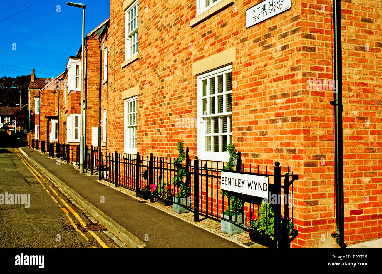 The Mews, Bentley Wynd, Yarm on Tees, North East England Stock Photo