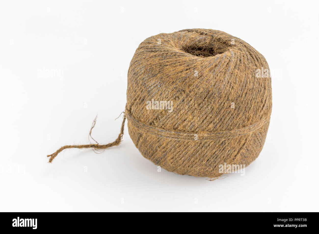 Natural tarred sisal garden twine / string. Metaphor 'How long is a ...