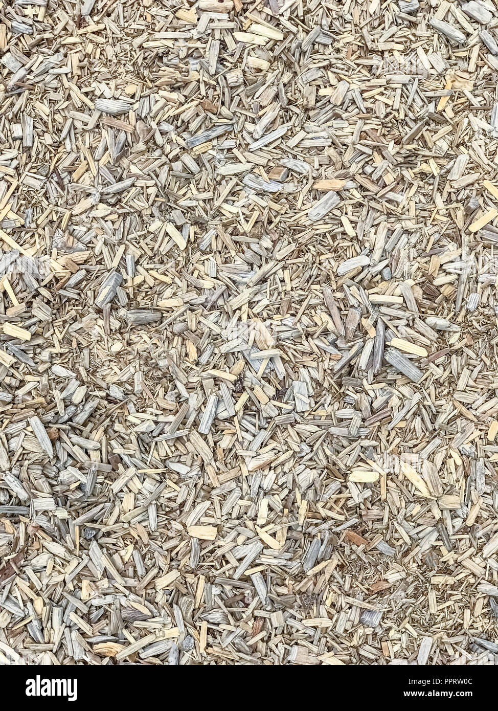 Grey wooden chips texture background. Safe ground cover Stock Photo Alamy