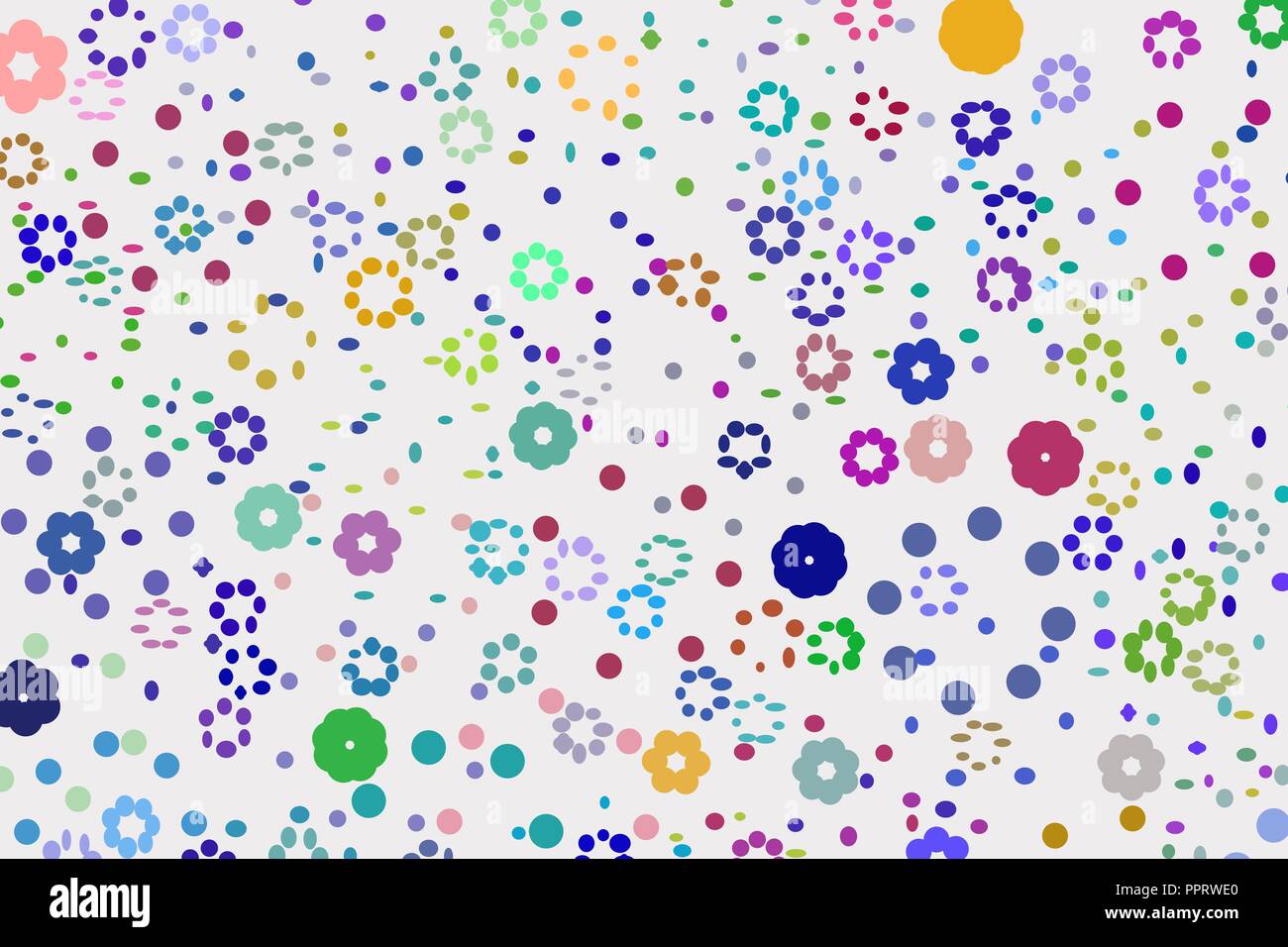 Abstract geometric background with circles or ellipses. Vector illustration graphic. Stock Vector