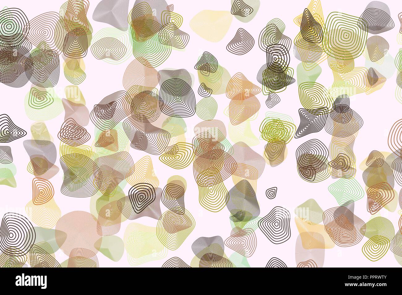 Abstract geometric background with rounded shapes. Vector illustration ...