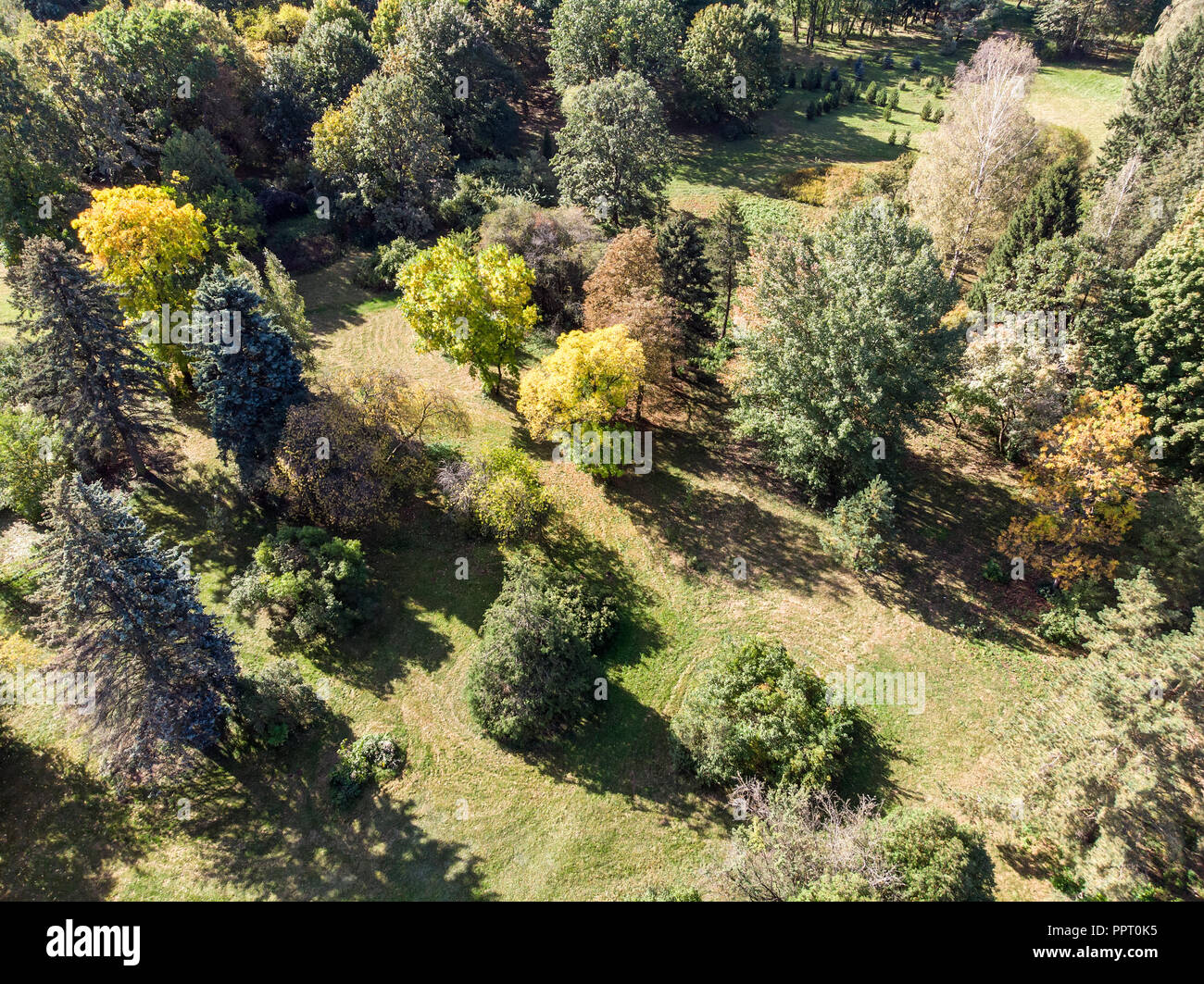 Aerial view colorful public hi-res stock photography and images - Alamy
