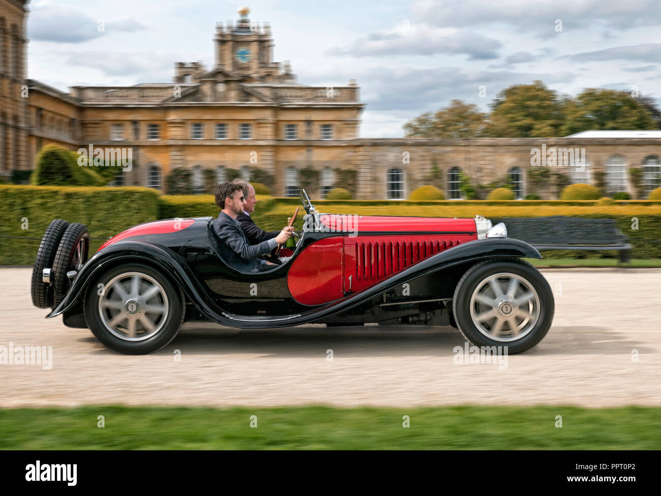 1933 Bugatti Type 55 Roadster at Salon Prive 2018 at Blenheim Palace Woodstock UK Stock Photo