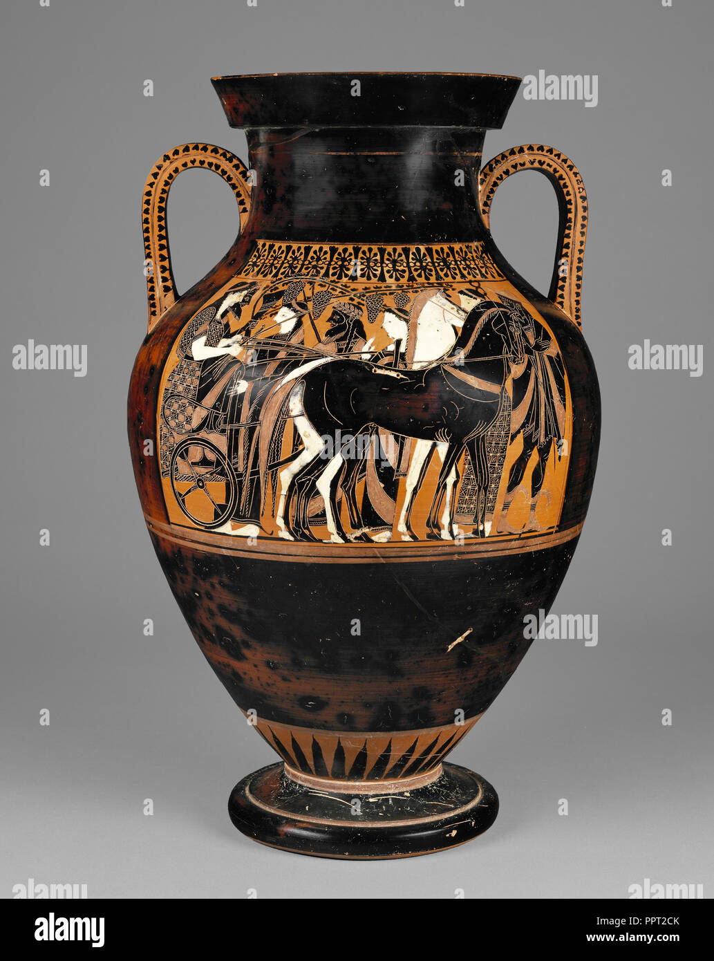 Black Figure Amphora Painter Of The Vatican Mourner Greek Attic